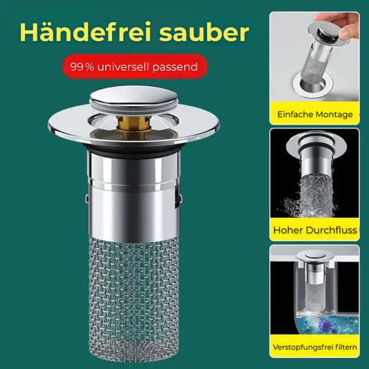 Drainix™ – Universeller Waschbeckenstopfen