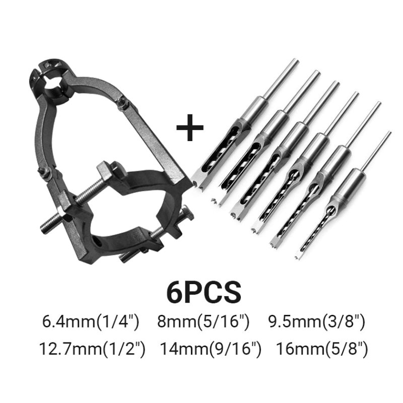 QuadraBit – Vierkant - Holzbohrer Set - Klarwen