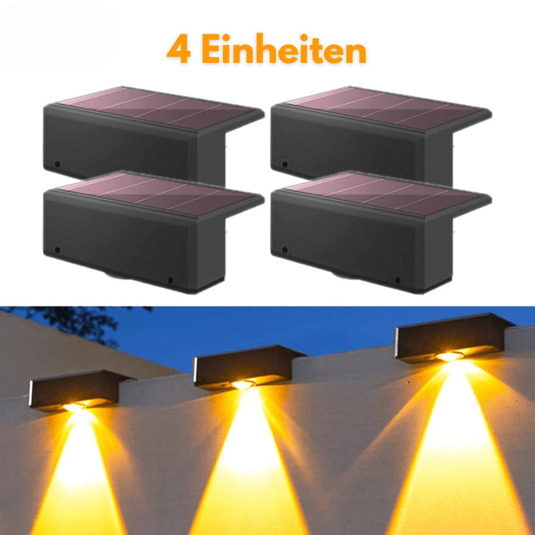 Solar Wandbeleuchtung für Außenbereiche - Klarwen