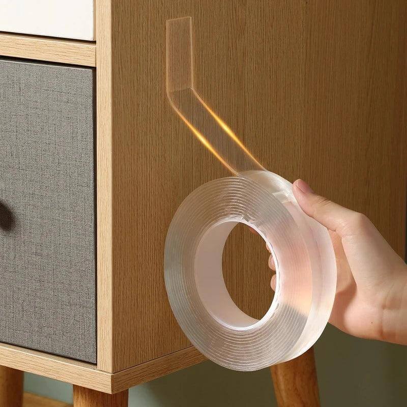 Wiederverwendbares Nano - Doppelseitiges Klebeband - Klarwen